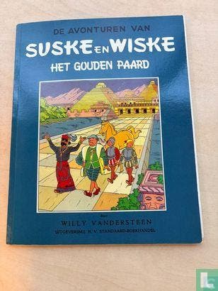 Suske en Wiske - Het gouden paard - 1987, Boeken, Stripverhalen, Eén stripboek, Verzenden, Zo goed als nieuw, Vandersteen, Willy.