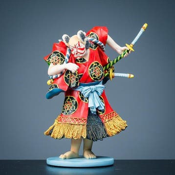 Figuur - Drie historische japanners Kaigetsudo Ando/Kodanji