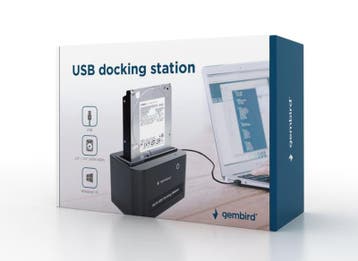 Docking station SATA HDD SSD harde schijf 2.5 + 3.5 inch usb, Computers en Software, Pc speakers, Verzenden, Nieuw