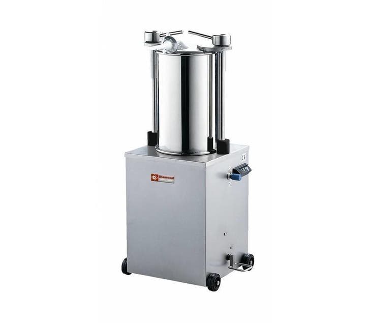 Hydraulische Verticale Worstenvuller | RVS | 35L | Wielen |, Articles professionnels, Horeca | Équipement de cuisine, Envoi