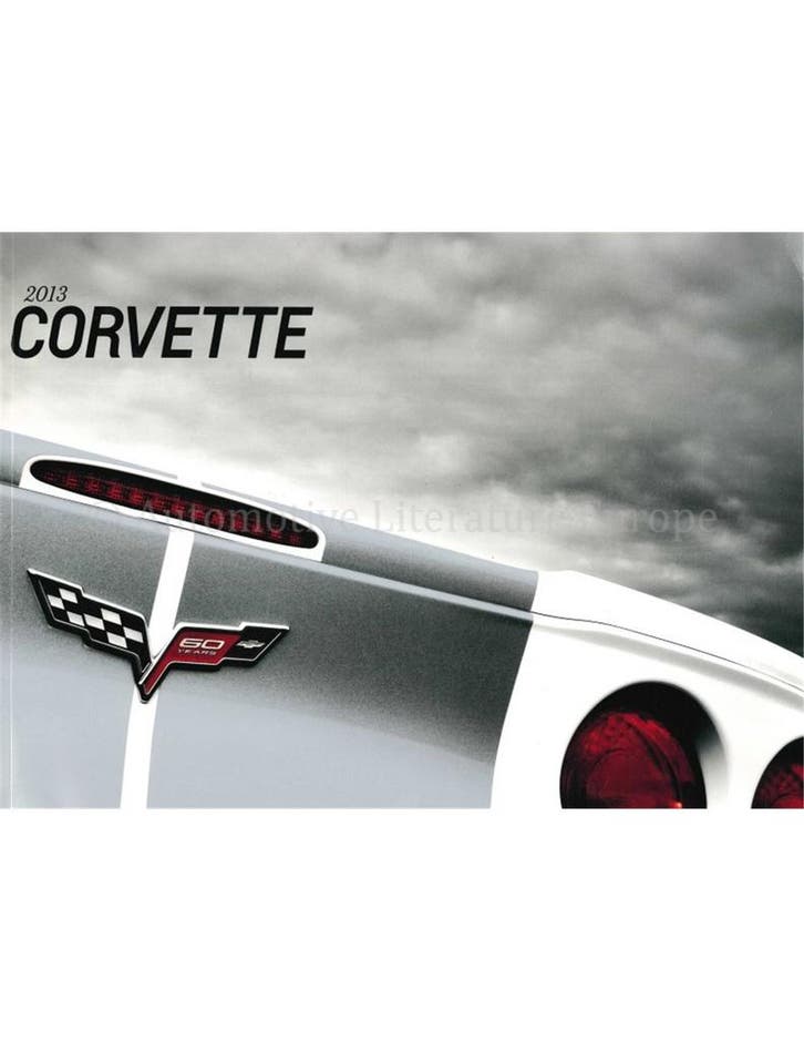 2013 CHEVROLET CORVETTE BROCHURE ENGELS (USA), Boeken, Auto's | Folders en Tijdschriften