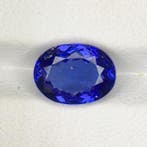 Zonder minimumprijs - 1 pcs Blauw, Violet Tanzaniet - 3.73, Nieuw