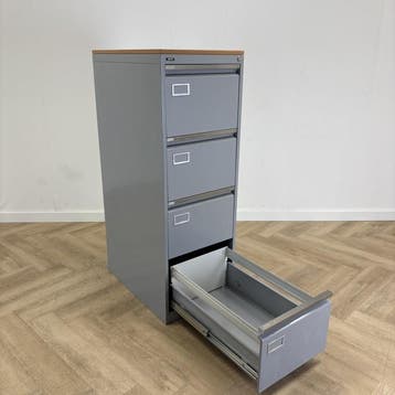 Emmein dossierkast 4 lades A4 en folio (hxbxd) 137x48x71 cm,, Gebruikt
