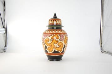 Plateelbakkerij Zuid-Holland - H. 34cm - Vaas - Keramiek -