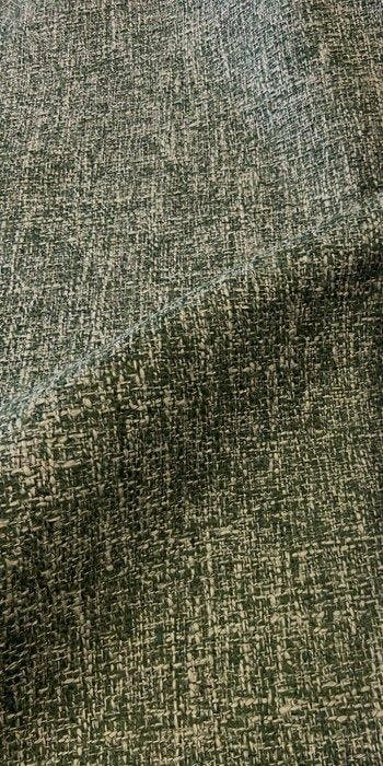 Gevlochten geweven stof met bouclé-effect melange, gemaakt