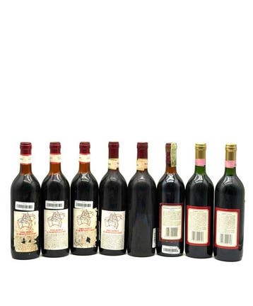 Vino Nobile di Montepulciano 1974 x3 & 1978 x2, Riserva, Nieuw