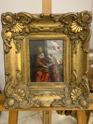 Italiaanse school (XIX) - Scena religiosa, Antiek en Kunst