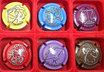 Collectie champagnecapsules - Partij van 17 capsules DU MONT