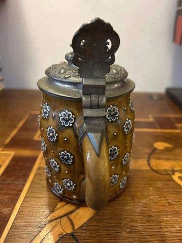 Royal Doulton - Chope de bière - Grès, Étain - ancienne