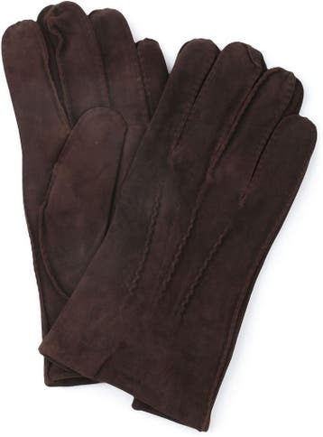 Profuomo Handschoenen Bruin Suede maat 8.5 Heren, Verzenden, Nieuw, Profuomo