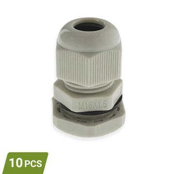 KABELWARTEL M16 | 4-8MM | GRIJS | 10 STUKS, Maison & Meubles, Lampes | Lampes en vrac, Verzenden