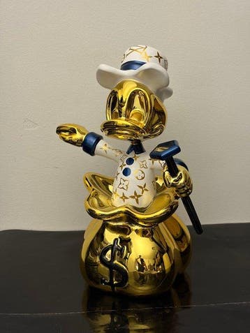 GF Exclusives - Louis Vuttion Money Bag Duck 3D Object, Antiek en Kunst