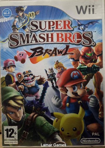 Super Smash Bros Brawl zonder boekje (Wii Used Game), Ophalen of Verzenden, Nieuw