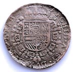 Spaanse Nederlanden. Carlos II. Patagon 1673 Amberes