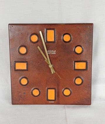 Horloge murale - Céramique - 1960-1970