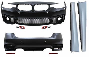 EVO look pakket frontlip BMW 3 serie F30 2012 2019 B9714, Nieuw, BMW