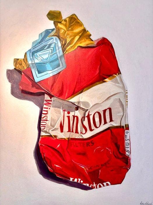 Antonio Valenzuela - Winston, Antiek en Kunst, Kunst | Schilderijen | Modern