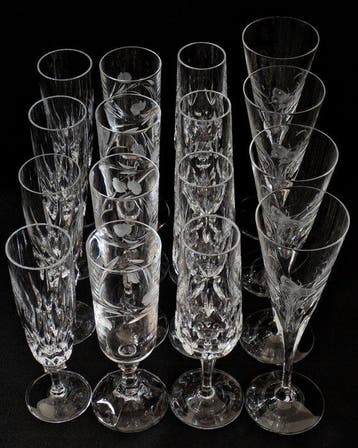 Nachtmann - Verre à champagne (16) - Cristal - Collection