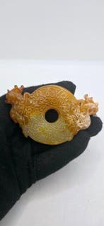 Amulet Doble Dragón Hongshan - Trek geld en goede fortune