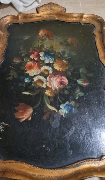 Decoratief dienblad - Italië - Fiorentino handgeschilderd