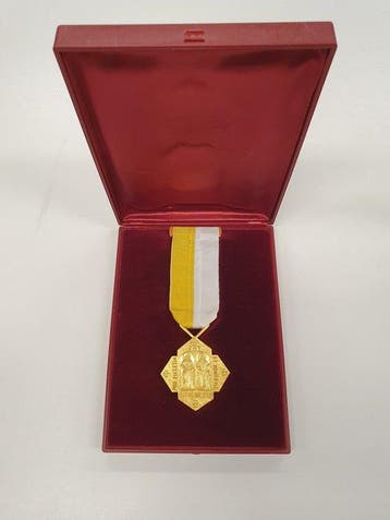 Écussons 2 Insignes Vaticaan Paulus VI & Johannes Paulus II