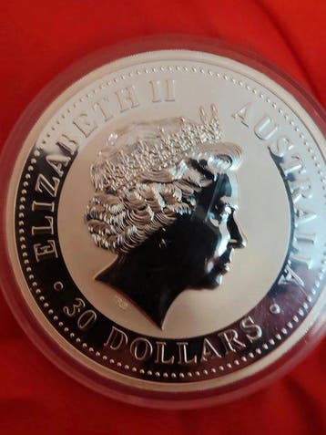 Australië. 30 Dollars 2009, Kookaburra, 1 Kg