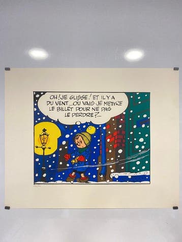 Franquin - Zeefdruk - Petit Noël, Boeken, Nieuw