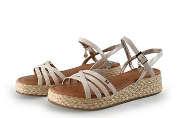 Mexx Sandalen in maat 40 Beige, Mexx, Verzenden, Beige, Sandalen of Muiltjes