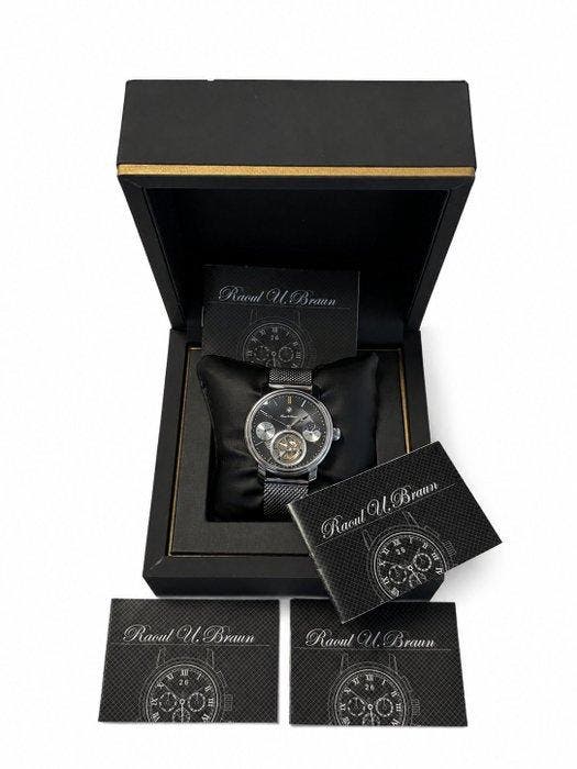 Raoul U. Braun - Tourbillon Moonphase Automatuc NEW BRAND* -, Handtassen en Accessoires, Horloges | Heren