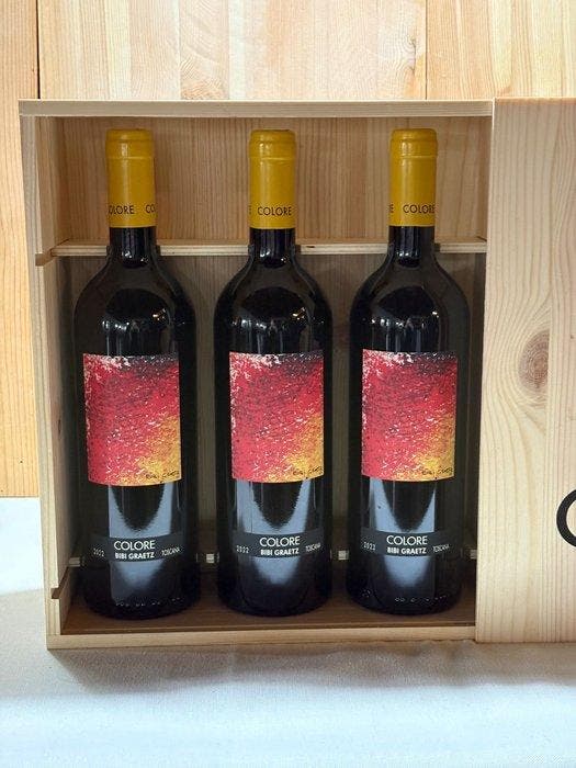 2022 Bibi Graetz, Colore Rosso - Toscane - 3 Flessen (0.75, Collections, Vins