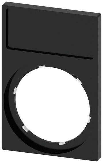 Siemens SIRIUS ACT Porte-Étiquette 22mm Cadre Noir -, Bricolage & Construction, Électricité & Câbles, Verzenden