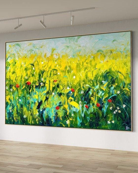 NTX Studio - Canola Field - XXL, Antiek en Kunst, Kunst | Schilderijen | Modern
