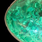 malachiet container - Hoogte: 4.5 cm - Breedte: 23.5 cm- 537