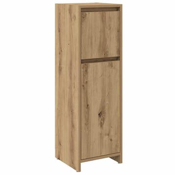 Badkamerkast Eiken 95cm hoog | Tweede kansje | OP = OP, (Half)hoge kast, Minder dan 50 cm, Verzenden, Zo goed als nieuw