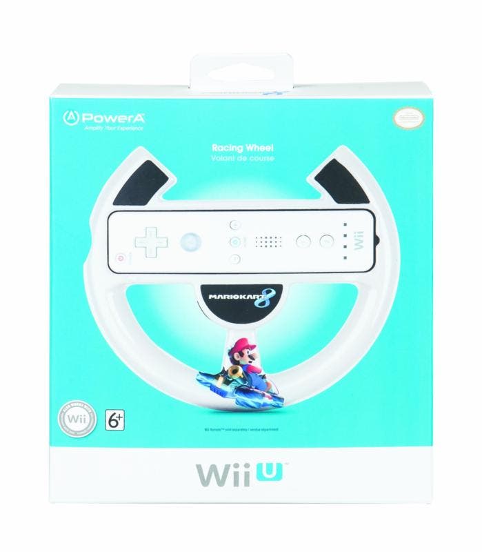 PowerA Mario Kart 8 Racing Wheel (Nintendo Wii U), Games en Spelcomputers, Spelcomputers | Nintendo Wii U, Zo goed als nieuw, Ophalen of Verzenden