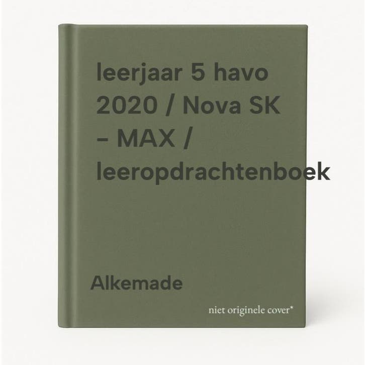 leerjaar 5 havo 2020 / Nova SK - MAX / leeropdrachtenboek, Boeken, Studieboeken en Cursussen, Gelezen, Verzenden