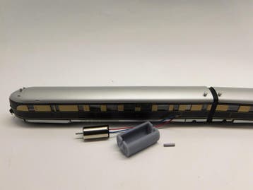 micromotor NM071 ombouwset voor Minitrix VT 04.5, SVT 137,, Overige merken, Gelijkstroom, Verzenden, Overige typen
