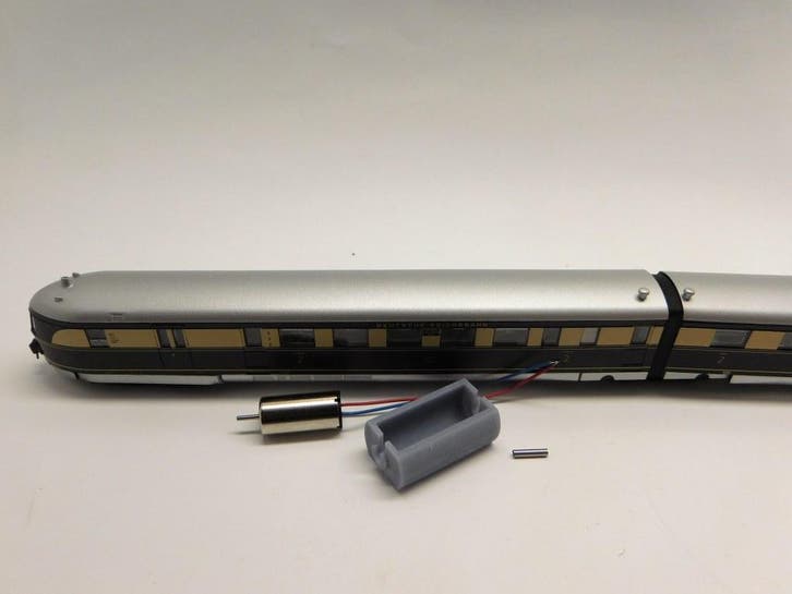 micromotor NM071 ombouwset voor Minitrix VT 04.5, SVT 137,, Hobby en Vrije tijd, Modeltreinen | N-Spoor, Gelijkstroom, Overige typen