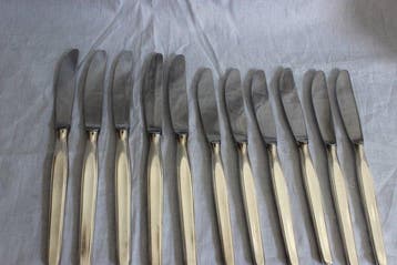 Tafelmessenset (11) - .925 zilver - 925/1000 zilver 11x