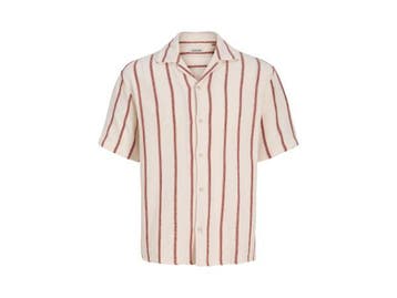 Veiling - Jack &amp; Jones Coba Stripe Resort Shirt Arabian