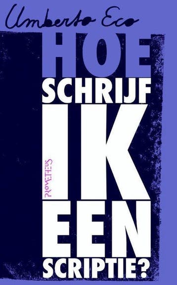 Hoe schrijf ik een scriptie - Eco, Verzenden, Nieuw
