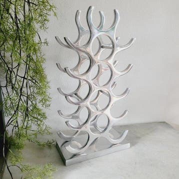 Michael Noll - Porte-bouteilles - 15 bouteilles - Aluminium