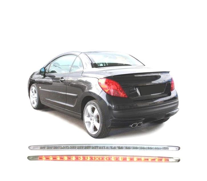 TROISIEME FEU DE STOP PEUGEOT 207 CC LED CHROMÉ, Autos : Pièces & Accessoires, Éclairage, Envoi