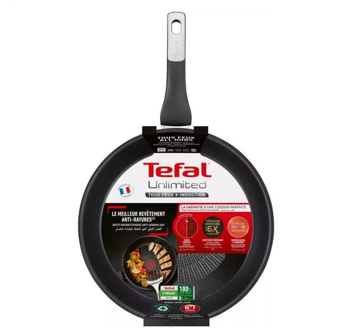 Tefal Unlimited - Braadpan - Ø30cm, Maison & Meubles, Cuisine | Casseroles & Poêles, Envoi