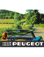 1965 PEUGEOT 403 | 404 BROCHURE NEDERLANDS, Ophalen of Verzenden