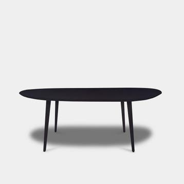 Tafel organisch eikenhout  Konisch  270x120, Nieuw