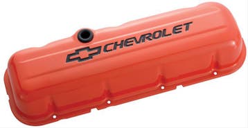Chevrolet Bowtie Logo - Steel - Orange - Big Block Chevy -, Ophalen of Verzenden