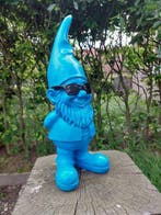 Beeld, funny gnome with sunglasses - 41 cm - polyresin