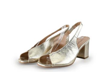 Camilacosta Slingbacks in maat 38 Zilver, Kleding | Dames, Overige kleuren, Verzenden, Camila'costa, Zo goed als nieuw