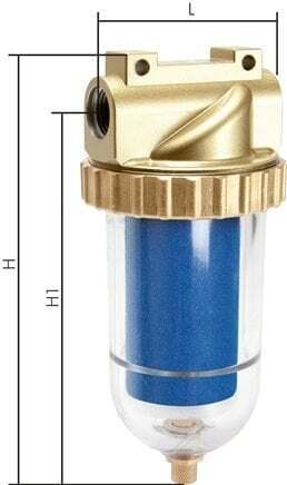 Microfiltre 0.01microns G1/2 2000l/min Semi-Auto, Doe-het-zelf en Bouw, Ventilatie en Afzuiging, Verzenden